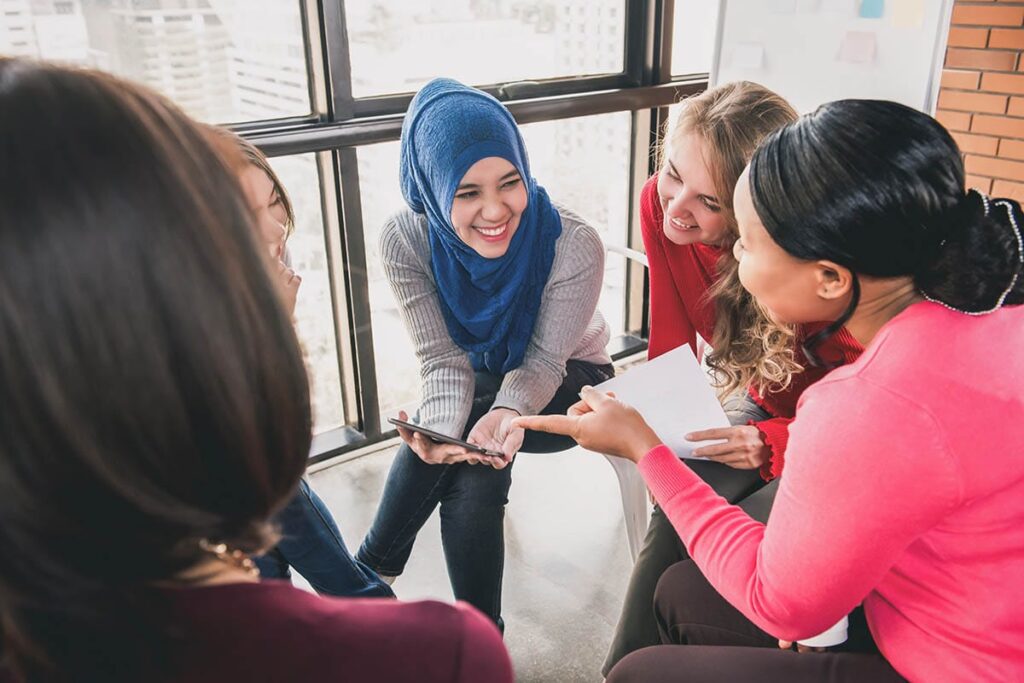 participants in a women's rehab massachusetts